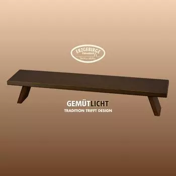 WEIGLA Schwibbogenbank breit, Buchenholz, braun (45x11x13cm)