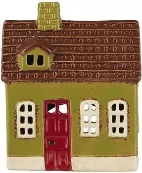 IB Laursen Lichterhaus Teelichthalter gr&uuml;n (27664-41)