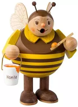Richard Glässer Räuchermann Biene, 15cm (26483)