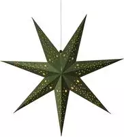 KONSTSMIDE Dekostern "Weihnachtsstern, Weihnachtsdeko" Papierstern, LED Stern mit