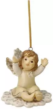 Goebel Engel &bdquo;Mein erster Tag als Schutzengel" champagner (41-699-07-1)