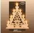 WEIGLA Lichterspitze „Weihnachtsbaum mit goldenen Kugeln