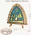 WEIGLA Leuchtturm Maritim LED-Dekolicht, Holz Buche, 30x32x6cm (SDL1M)