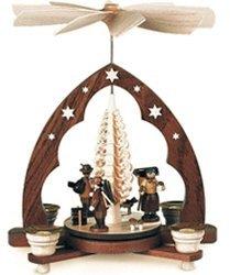 Müller Kleinkunst 1-stöckige Pyramide Waldleute (28 cm)