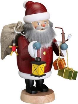 Seiffener Volkskunst Räucherfigur Weihnachtsmann (19 cm)