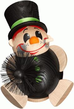 Seiffener Volkskunst Räuchermännchen Kugelräucherfigur Schorchy 12 cm
