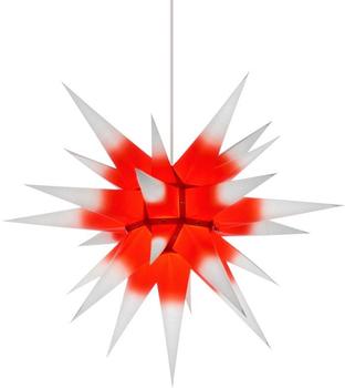 Herrnhuter Stern I6 (60cm) weiß/roter Kern ohne Kabel