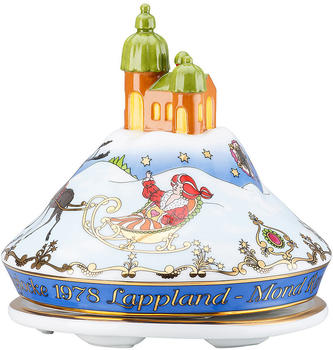 Hutschenreuther Jubiläums-Spieluhr Motiv 1978 -Lappland Spieluhr (02451-725958-27411)