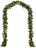 Casaria Weihnachtsgirlande 5m 100 LED Outdoor Girlande Weihnachten Tannengirlande