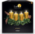 Krinner Lumix LED-Adventskranz 4 Kerzen gold