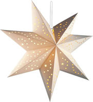 Hellum 521801, Hellum LED-Papierstern wei&szlig; 60cm 521801