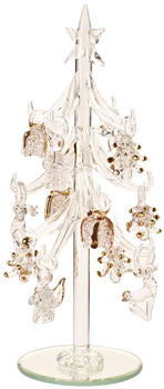 Villeroy & Boch Winter Collage Accessoires Glasbaum mit Ornamente, gold (3593910079)