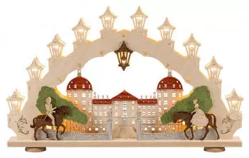WEIGLA Schwibbogen 15 flg. Moritzburg (SB15MB-LED)