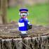 Seiffener Volkskunst Holz Räuchermann Figur Erzgebirge Kleine Gesellen 14 cm