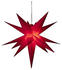 Konstsmide Roter 3-D Kunststoffstern (5971-550)