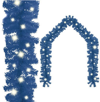 vidaXL Weihnachtsgirlande mit LED-Lichtern 20 m blau (329194)
