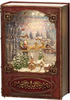 KONSTSMIDE 4272-550, Konstsmide LED Wasserlaterne, rot, Buch, "Weihnachtsmann...