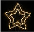 DEGAMO Weihnachtssilhouette Stern 50 LEDs warmweiß (760321)