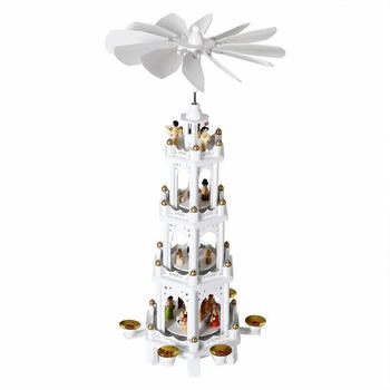 Deuba Weihnachtspyramide XL wei&szlig; (107626)