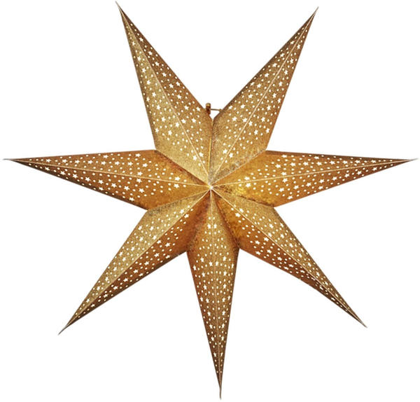 Star Blinka Papierstern beleuchtet Ø60cm gold (501-27)