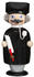 Seiffener Volkskunst Holz Räuchermann Figur Erzgebirge Kleine Gesellen 14 cm