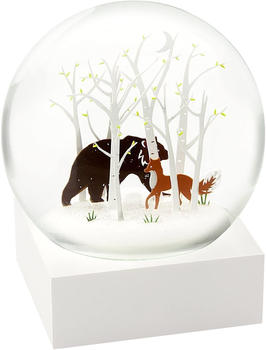 CoolSnowGlobes Fox and Bear Snow Globe