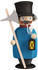 Seiffener Volkskunst Holz Räuchermann Figur Erzgebirge Kleine Gesellen 14 cm