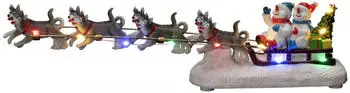 Konstsmide Schneemänner mit Schlitten LED (4242-000)
