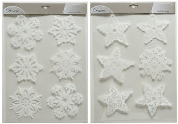 Kaemingk Fensterdeko Schnee Motive sortiert (461577)