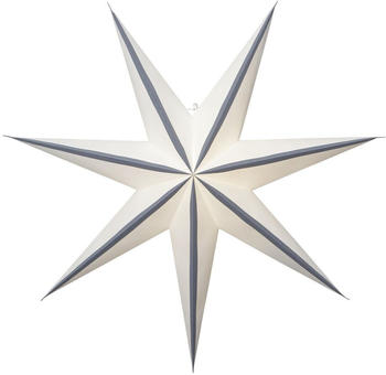 Star Randi Papierstern beleuchtet Ø75cm weiß grau (501-30)