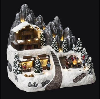Feeric Lights & Christmas Christmas Village Mountain Refuge