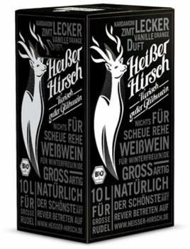 Hei&szlig;er Hirsch Bio-Gl&uuml;hwein wei&szlig; Bag in Box 10l