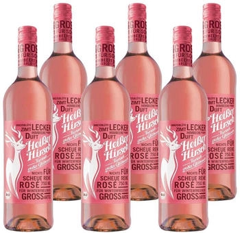 Hei&szlig;er Hirsch Bio-Gl&uuml;hwein ros&eacute; 6x0,75l