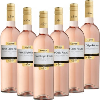 Cavit Pinot Grigio Rosato IGT delle Dolomiti Mastri Vernacoli Italien trocken - 6er Karton