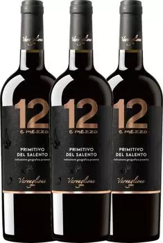 Varvaglione 12 e Mezzo Primitivo 3x0,75l