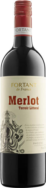 Fortant de France Merlot Littoral Pays dOc IGP 0,75l