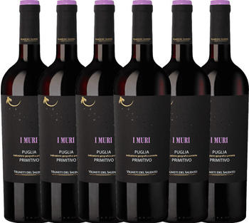 Vigneti del Salento I Muri Primitivo Puglia 6x0,75l