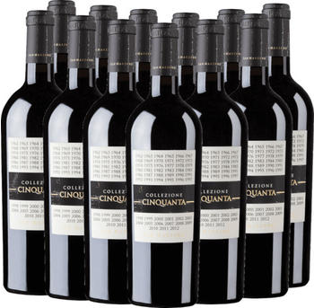Cantine San Marzano Collezione Cinquanta Vino Rosso d'Italia (12x0,75l)