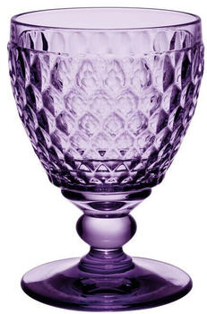 Villeroy & Boch Vorteilset 4 Stück Boston Lavender Weissweinglas lila Kristallglas 1173300030