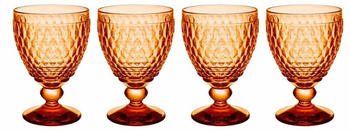 Villeroy & Boch Boston Coloured Rotweinglas 310 ml Apricot 4er Set