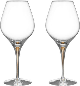 Orrefors Intermezzo Aroma Weinglas 62 cl 2er-Pack Gold