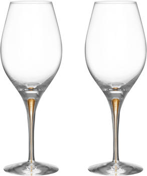Orrefors Intermezzo Balance Weinglas 44 cl 2er-Pack Gold