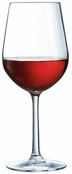Arcoroc Domaine Rotweinkelch, Weinglas, 370ml, Glas, transparent, 6 Stück