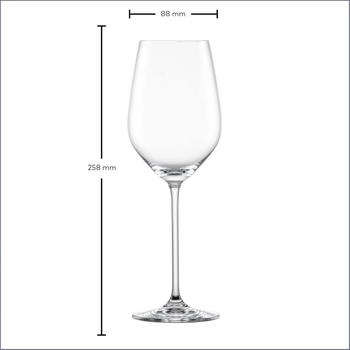Schott-Zwiesel Rotweinglas Fortissimo (4er-Set) edle Kristallgläser Tritan-Weingläser (123681)