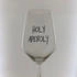 Ritzenhoff Weinglas Sand&Soda Working nine to wine Kristallglas 483 ml