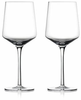 Zone Denmark Rotweinglas Rock 2er Set Rotwein Glas Weinglas Kristallglas 400 ml