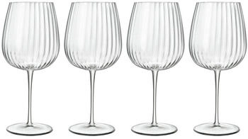 Luigi Bormioli Rotweinglas Optica 750 ml 4 Stück Transparent Weingläser Transparent