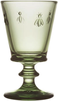La Rochère Weinglas Abeille Biene Provence Olivgrün 240 ml - 6er Set