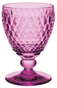 Villeroy & Boch Boston Berry Weißweinglas, 125 ml, Kristallglas rosa