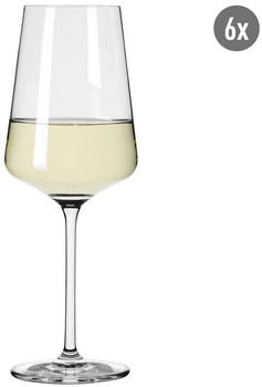 Ritzenhoff 6301002 Weißweinglas 400 ml - Serie Lichtweiss - 6 Stück im Geschenk-Set - stilvoll-modern